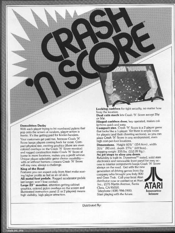 Crash n Score Flyer: 2 Back